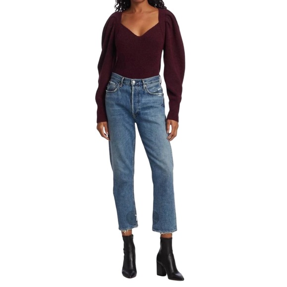 dh NEW YORK Georgia Sweater In Port Women’s Large